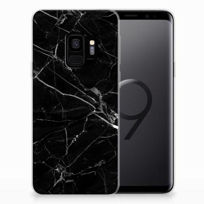 Samsung Galaxy S9 TPU Siliconen Hoesje Marmer Zwart - Origineel Cadeau Vader Samsung Galaxy S9 TPU Siliconen Hoesje Marmer Zwart - Origineel Cadeau Vader