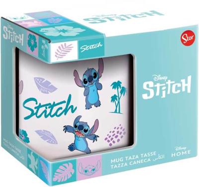 Mok Stitch Blauw Lila Keramisch 350 ml