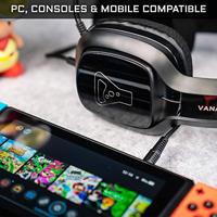 The G-Lab KORP VANADIUM Headset Hoofdband 3,5mm-connector Zwart - thumbnail