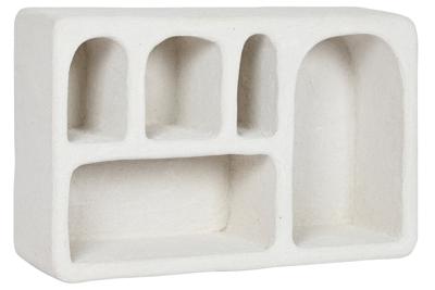 Planken Home ESPRIT Wit Spar Hout MDF 80 x 18 x 48 cm Voor aan de muur