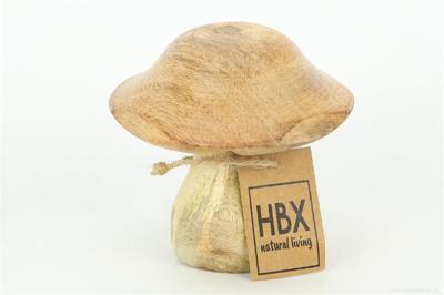 HBX Natural Living Paddenstoel mangohout