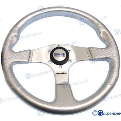 GS41138 - ATLANTIC STUURWIEL 350 MM. ZILVER