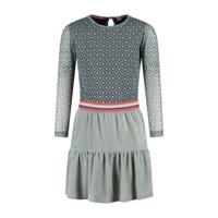 MAYCE Meisjes jurk mesh - Hartjes - thumbnail