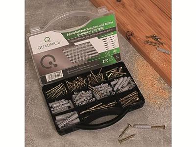 Quadrios 2109SA046 2109SA046 Spaanplaatschroeven assortiment 250 stuk(s) Quadrios 2109SA046 2109SA046 Spaanplaatschroeven assortiment 250 stuk(s)