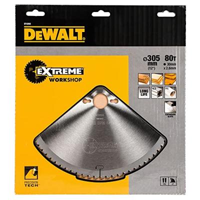 DeWALT Cirkelzaagblad voor Laminaat | Extreme | Ø 305mm Asgat 30mm 80T - DT4283-QZ - thumbnail