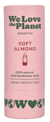 We Love The Planet Soft Almond Deodorant Stick