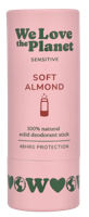 We Love The Planet Soft Almond Deodorant Stick - thumbnail