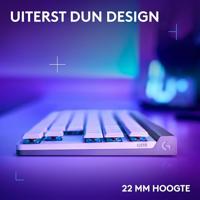 Logitech G G515 Lightspeed TKL toetsenbord Draadloos Wit - thumbnail