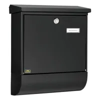 Burg Wächter 31460 VARIO 8672 S Brievenbus Plaatstaal Zwart Sleutelslot - thumbnail