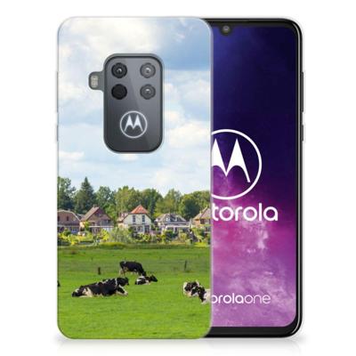 Motorola One Zoom | TPU Hoesje | Koeien Motorola One Zoom | TPU Hoesje | Koeien
