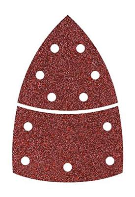 Wolfcraft Hechtschuurbladen | Korund | K120 | Geperforeerd | 95mm | 10 stuks - 1814000 Wolfcraft Hechtschuurbladen | Korund | K120 | Geperforeerd | 95mm | 10 stuks - 1814000