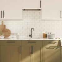 Handvatten 10 st 160 mm roestvrij staal zwart - thumbnail