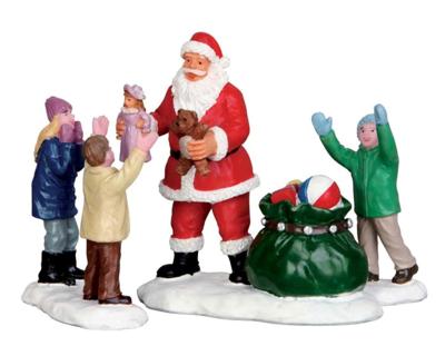 Lemax it´s santa!, s/3 kerstdorp figuur type 5 2015