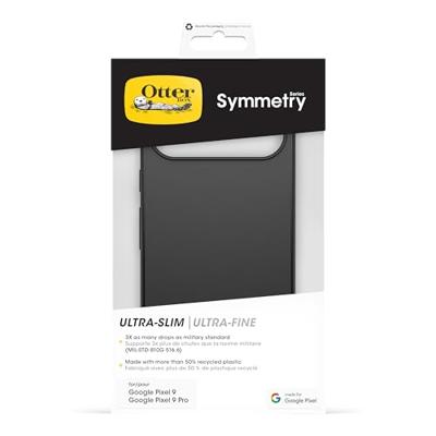 Otterbox Symmetry Backcover Google Pixel 9, Pixel 9 Pro Zwart Stootbestendig Otterbox Symmetry Backcover Google Pixel 9, Pixel 9 Pro Zwart Stootbestendig