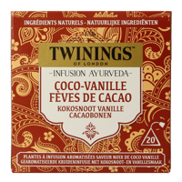 Twinings Ayurveda kokos vanille cacaoboon 20 Stuks - thumbnail