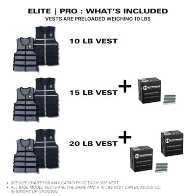 Hyper Vest ELITE XL - 10 lbs (4,5 kg) - thumbnail