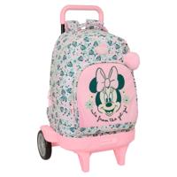 Schoolrugzak met Wielen Minnie Mouse Minty Roze 33 x 45 x 22 cm - thumbnail