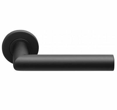 Formani Basics LB2L-22 EN1906/3 deurkruk geveerd op rozet - mat zwart