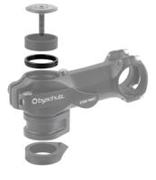 Spacer By,Schulz Top Cap 11/8 Zwart - thumbnail