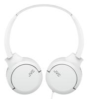 JVC HA-S33UC-W USB-C on-ear hoofdtelefoon, zachte oorkussens, opvouwbaar, met microfoon en 3-knops afstandsbediening, eenzijdige kabel, wit - thumbnail