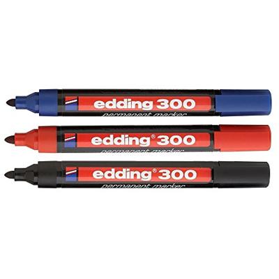Viltstift edding 300 rond 1.5-3mm 2+1 assorti