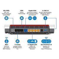 AVM FRITZ!Box 7590 WLAN AC+N router (DSL/VDSL, 1.733 MBit/s (5GHz) & 800 MBit/s (2,4 GHz), tot 300 MBit/s met VDSL-supervectoring 35b, WLAN Mesh, DECT-basis, Media Server, geschikt voor Duitsland) - thumbnail