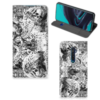 Mobiel BookCase OPPO Reno2 Skulls Angel - thumbnail