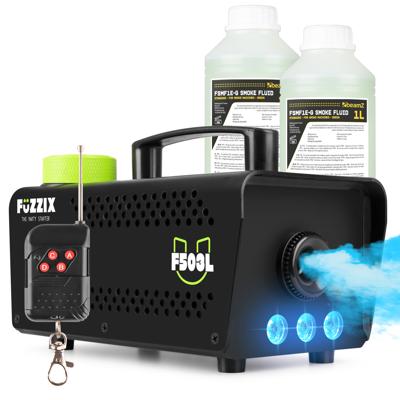 Fuzzix F503L Party Rookmachine 500 Watt - 3 ingebouwde RGB LEDs - 2