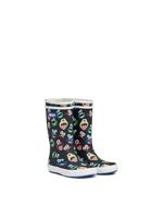 Regenlaarzen voor kinderen Lolly Pop Play AIGLE® inktblauw - thumbnail