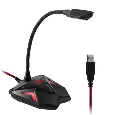 Yanmai G55 capacitieve gaming-microfoon met LED-indicatielampje (zwart)