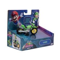 The Super Mario Galaxy Movie Action Figures - Motorcycle Luigi - thumbnail