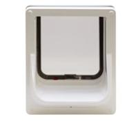 Cat Mate electromagnetisch kattenluik met vierwegsluiting 60mm wit - thumbnail