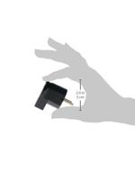 AS Schwabe 45042 Haakse stekker met randaarde Kunststof 230 V Zwart IP20 - thumbnail