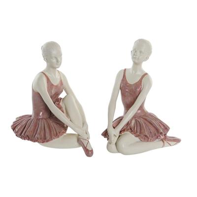 Decoratieve figuren DKD Home Decor Romantiek Balletdanseres 16 x 11 x 17 cm (2 Stuks) Decoratieve figuren DKD Home Decor Romantiek Balletdanseres 16 x 11 x 17 cm (2 Stuks)