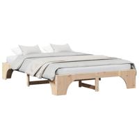 Bedframe Naturel 140 x 200 cm Massief grenenhout - thumbnail