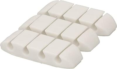 Cablehome Kabelhouder Zelfklevend 135357 Bundel-Ø (bereik) 12 mm (max) Wit 1 stuk(s)