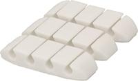 Cablehome Kabelhouder Zelfklevend 135357 Bundel-Ø (bereik) 12 mm (max) Wit 1 stuk(s) - thumbnail