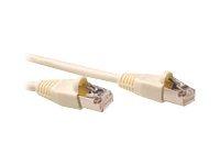 ACT IB7010 Patchkabel SF/UTP CAT5E | Snagless | RJ45 connectoren | Ivoor | 10 meter - thumbnail