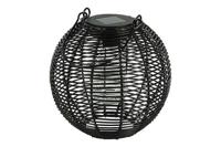 Decostar Hanglamp solar LED Eliya L 20 cm zwart - thumbnail