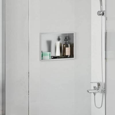 Douche Niche Zilver 30 x 20 x 9.5 cm Roestvrij staal