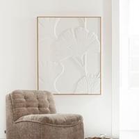 MUST Living Wanddecoratie 'Japanese' Bananenblad, 127 x 102cm - thumbnail