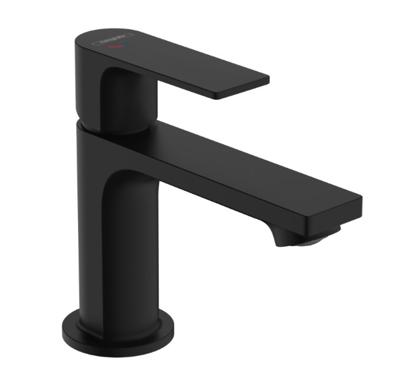 Wastafelmengkraan HansGrohe Rebris E Eengreeps 80 CoolStart Zonder Afvoer Mat Zwart Wastafelmengkraan HansGrohe Rebris E Eengreeps 80 CoolStart Zonder Afvoer Mat Zwart