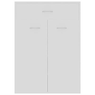Schoenenkast 60x35x84 cm bewerkt hout wit