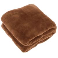 Justin 200 b 150 cm leerbruin plaid Unique Living - Unique living - thumbnail