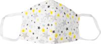 Wasbaar mondmasker, stars motief, maat: kinderen, pak van 5 stuks - thumbnail