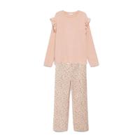 Mango Kids pyjama lichtroze - thumbnail