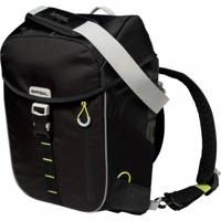 Fietsschoudertas Basil Miles Daypack 16 liter 33 x 17 x 41 cm zwart/lime- - thumbnail