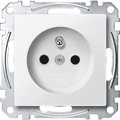 Merten MEG2500-0419 Wandcontactdoos System M Polar-wit 1 stuk(s)