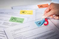 Avery afneembare gekleurde etiketten ft 63,5 x 33,9 mm (b x h), 480 stuks, 24 per blad, groen - thumbnail