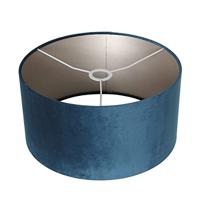 Steinhauer Zwarte vloerlampPrestige Chic met blauwe kap - 8239ZW - thumbnail